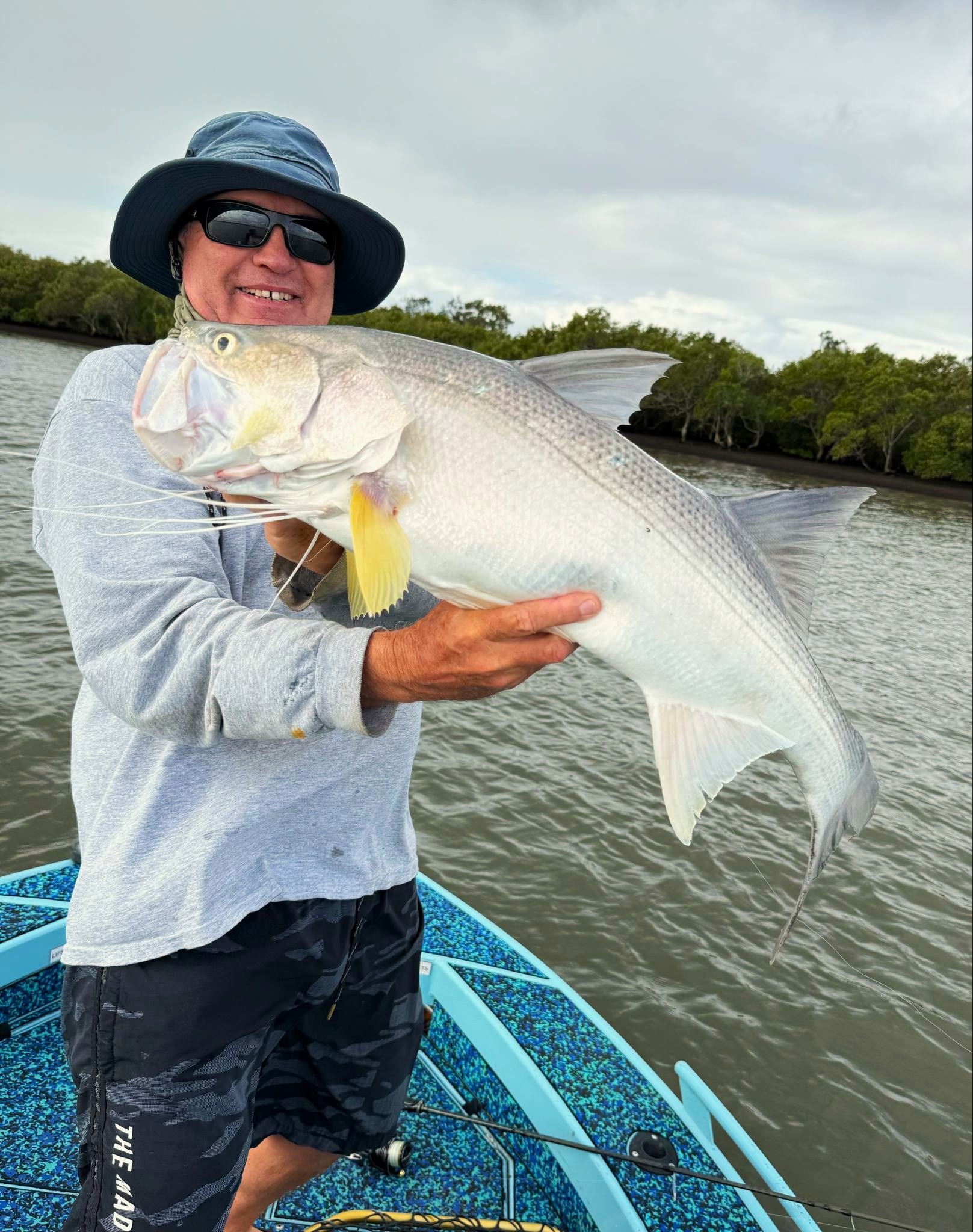 Wilson - Spearhead Ryuki 50MDF takes on threadies for Ross Gun estuary ...