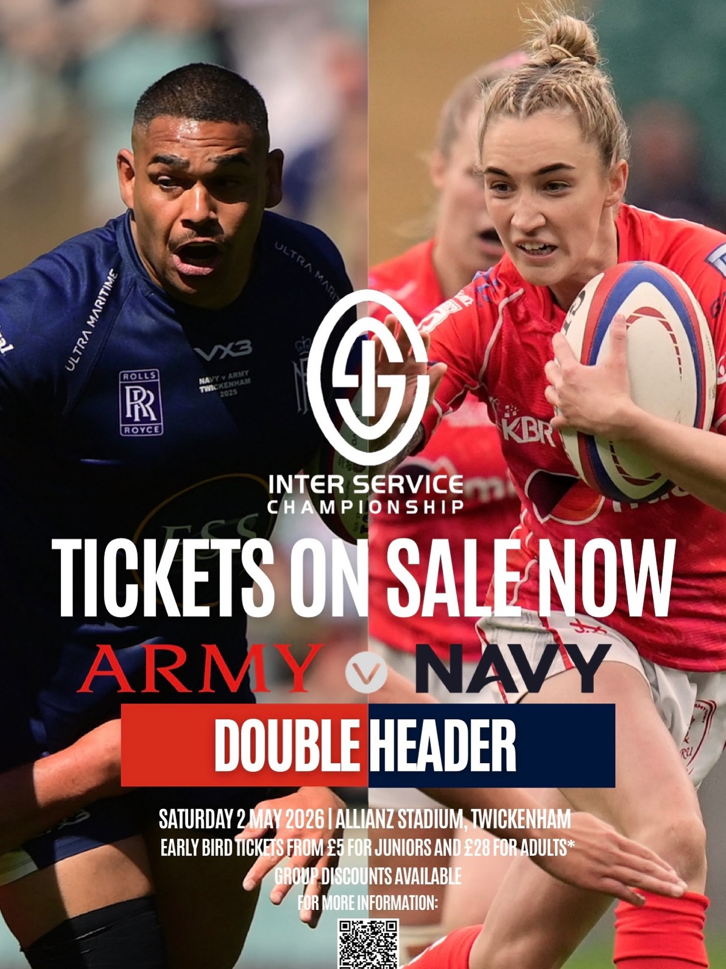 Royal - Army vs Navy Double Header Saturday 2 May 2026 Allianz Stadium ...