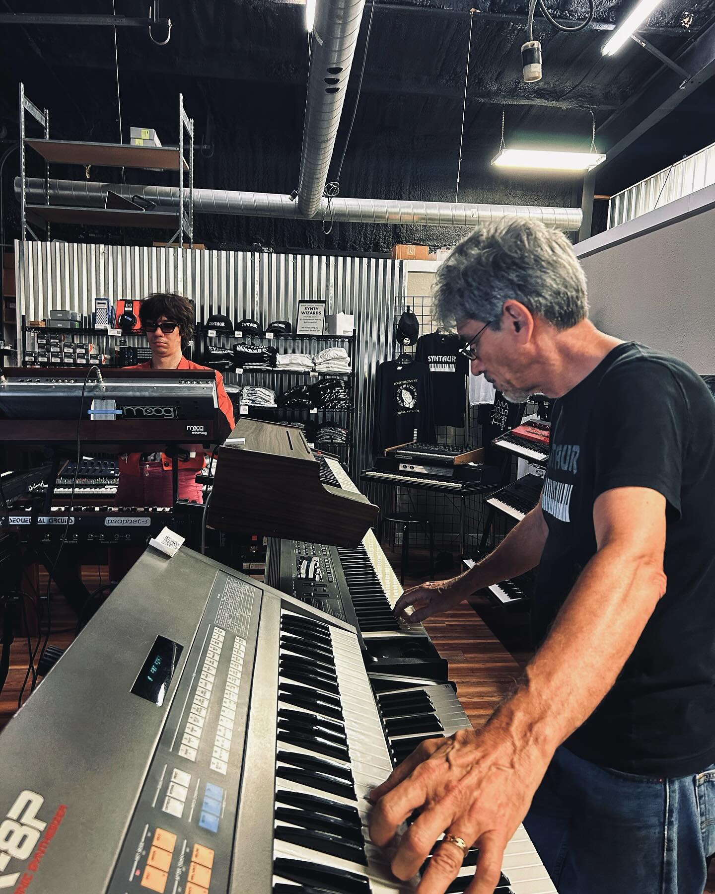 Syntaur - Synth Wizards jam session! 🎹 ️ #syntaur #synths #keyboards # ...