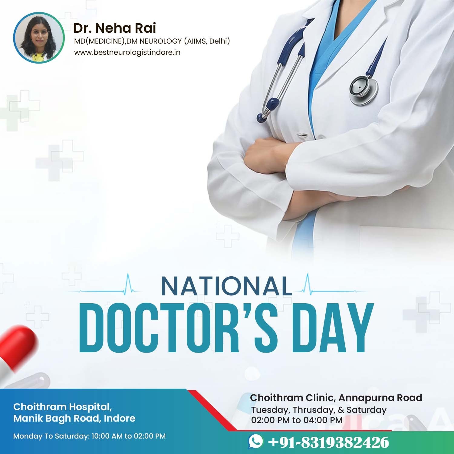 Dr Neha Rai - Neurologist in Indore