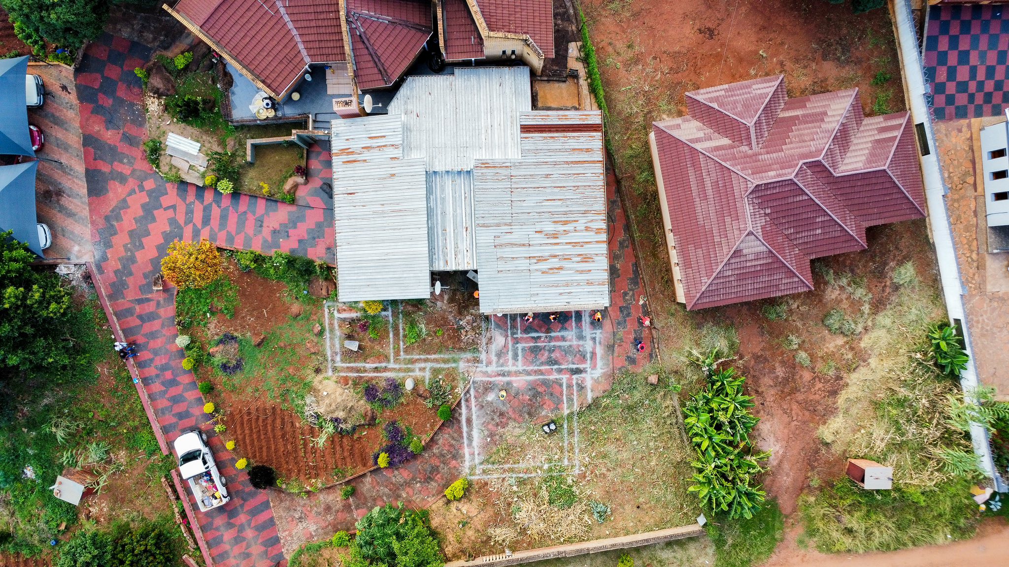 Masm - Day 2 of foundation work Extension of the house in progress at ...