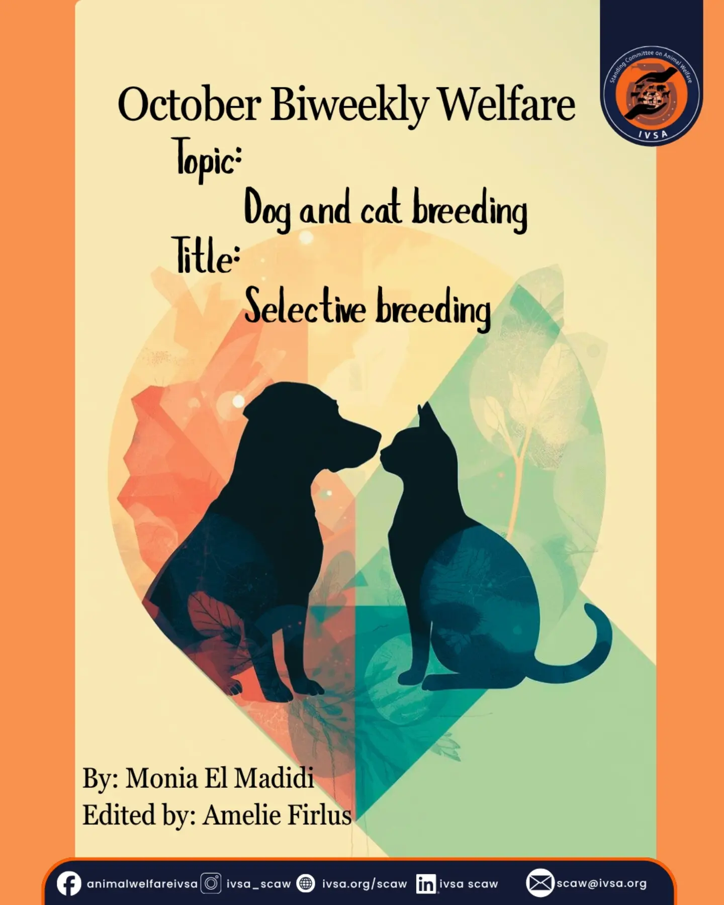 IVSA... - IVSA Standing Committee on Animal Welfare- SCAW