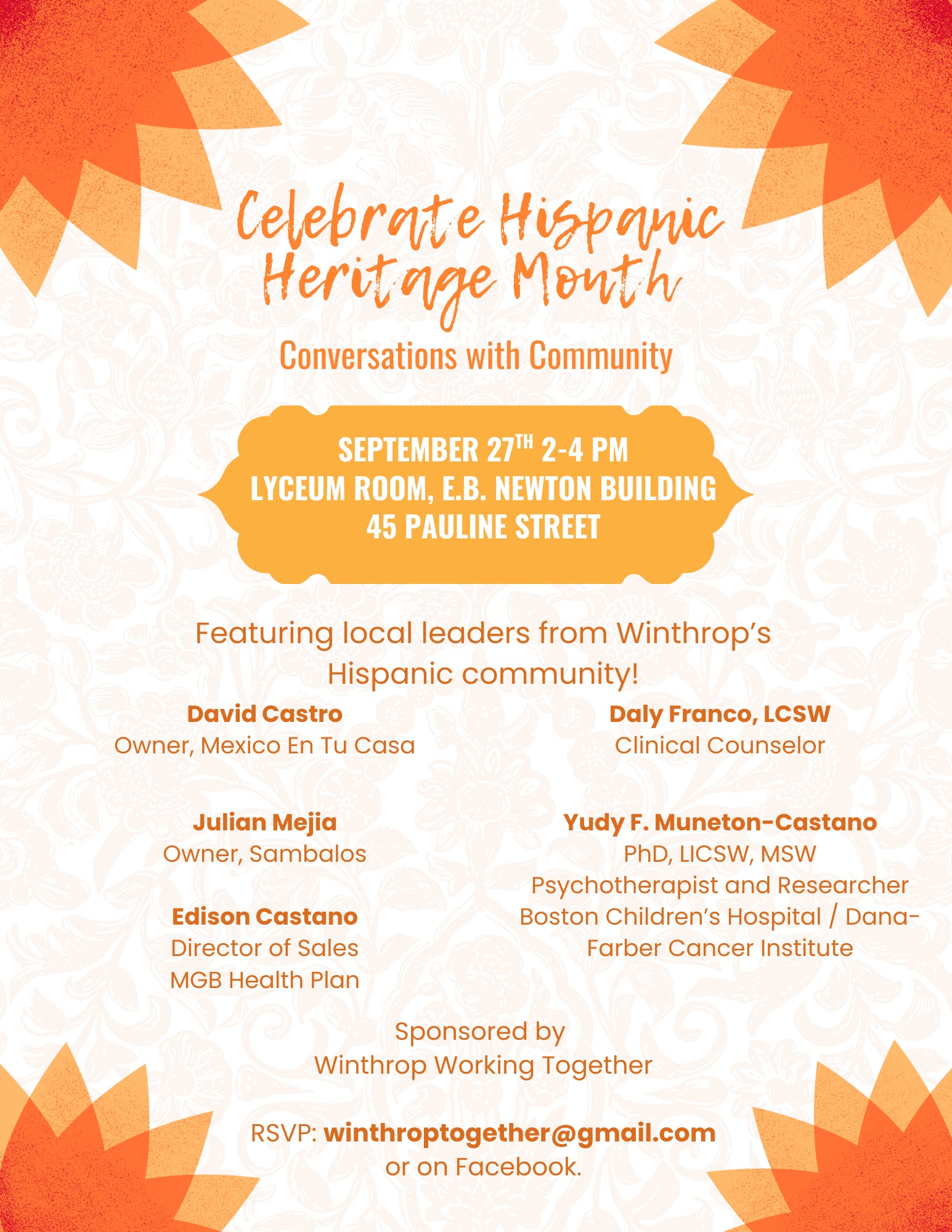 Winthrop - Celebrating our chamber member and featured speaker, Dave ...