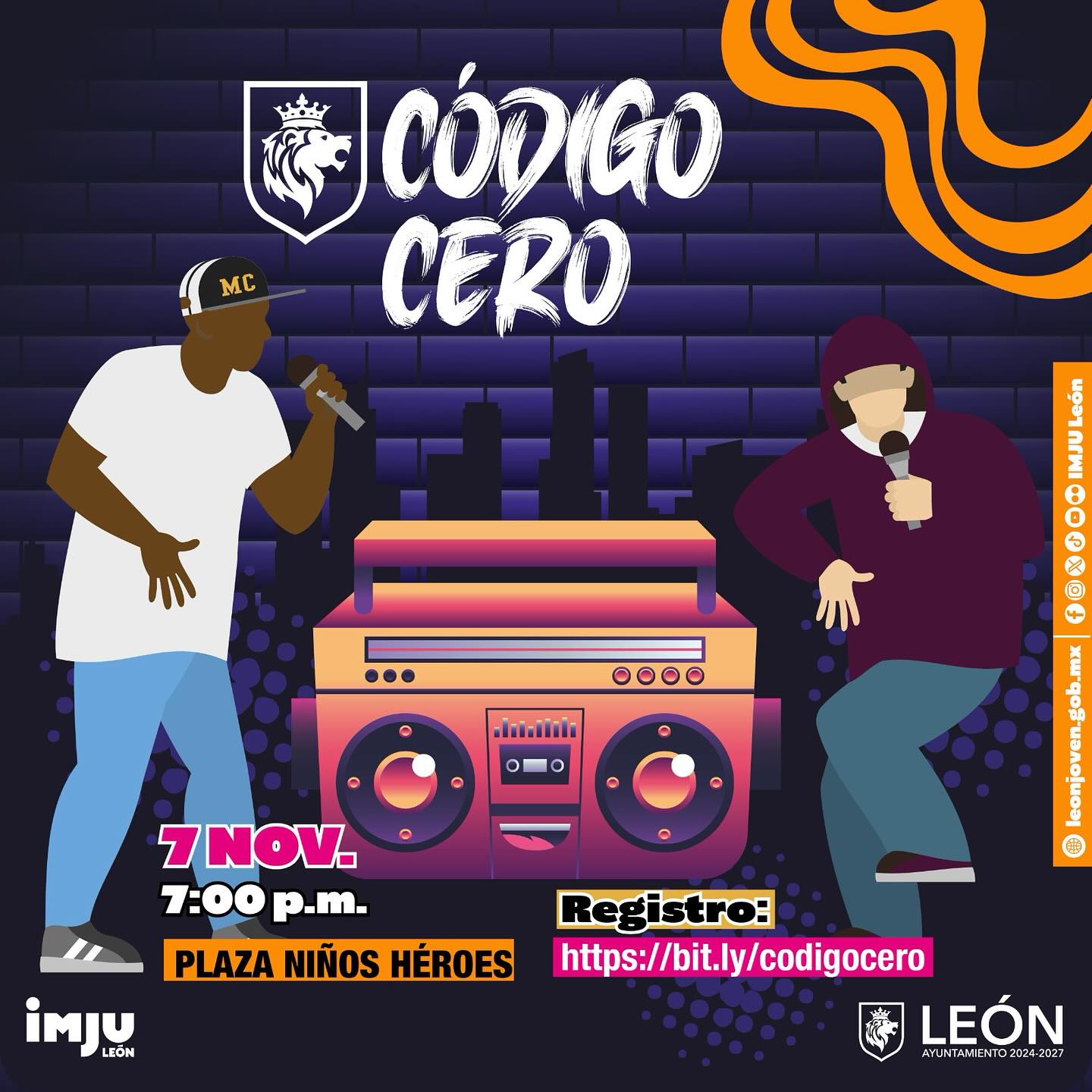 IMJU - 🎤 ¡Llamando a todas las y los freestylers de León! Llega Código ...