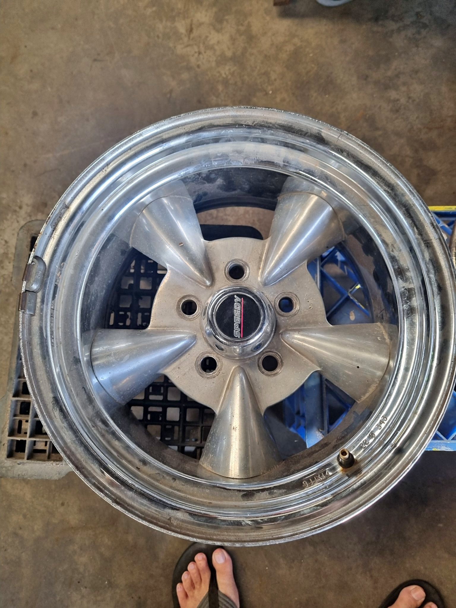 FORD P76 Dragway Mag Wheels 14x7 + 14x8 - Car Wheels, Tires & Parts ...