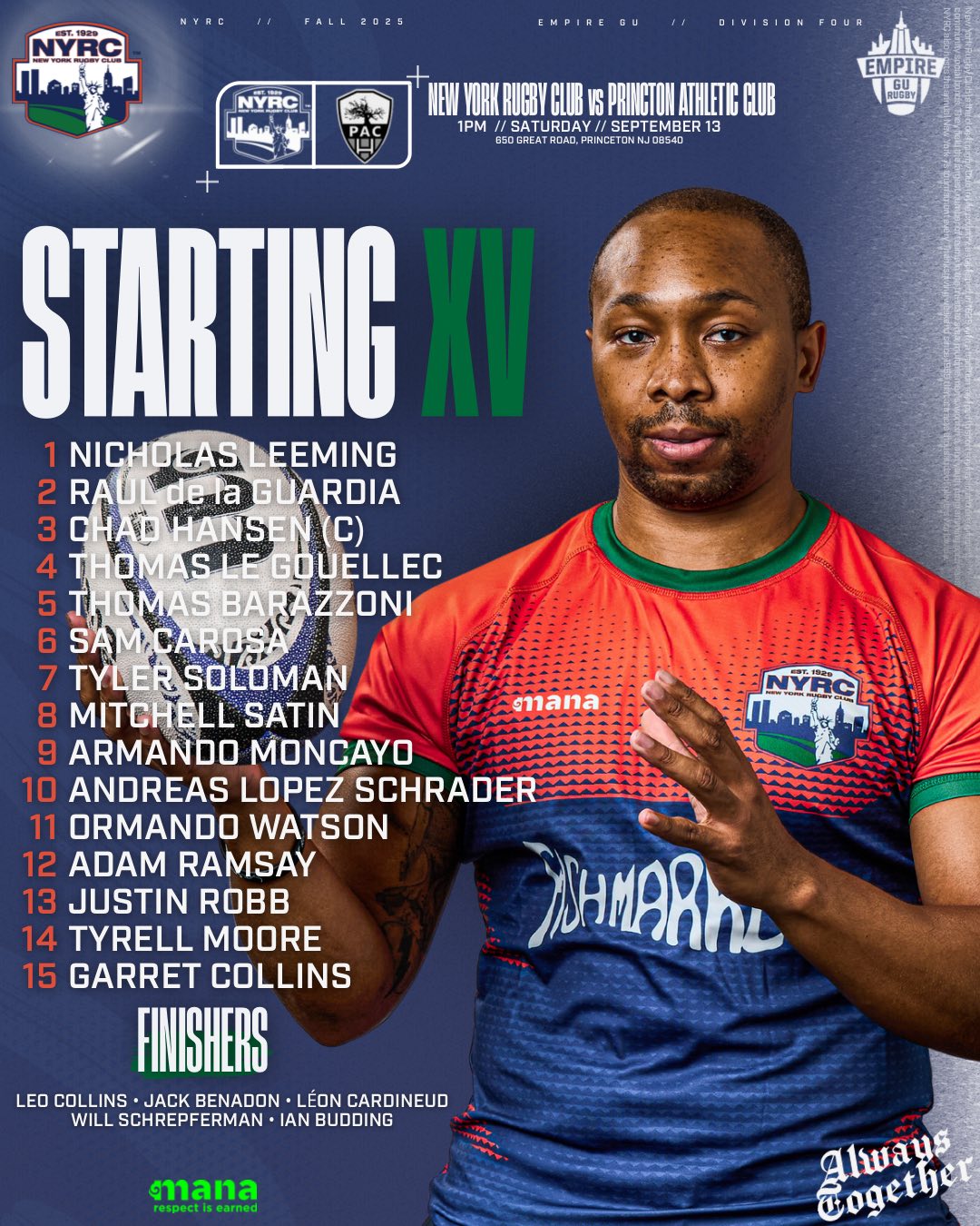 New York Rugby Club | New York NY