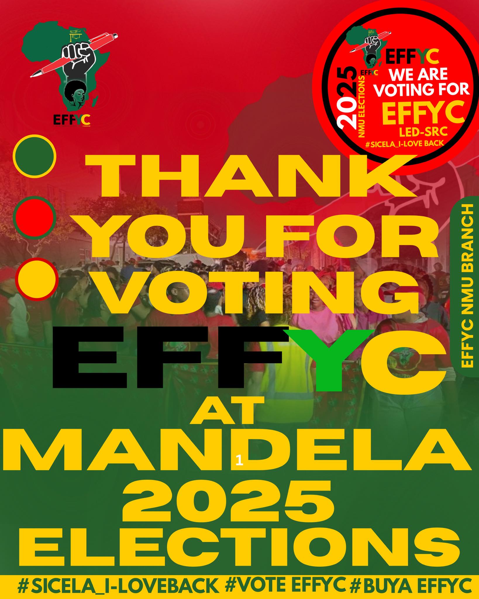EFFYC - ♦️SRC ELECTIONS 2025♦️ Revolutionary greetings students of ...