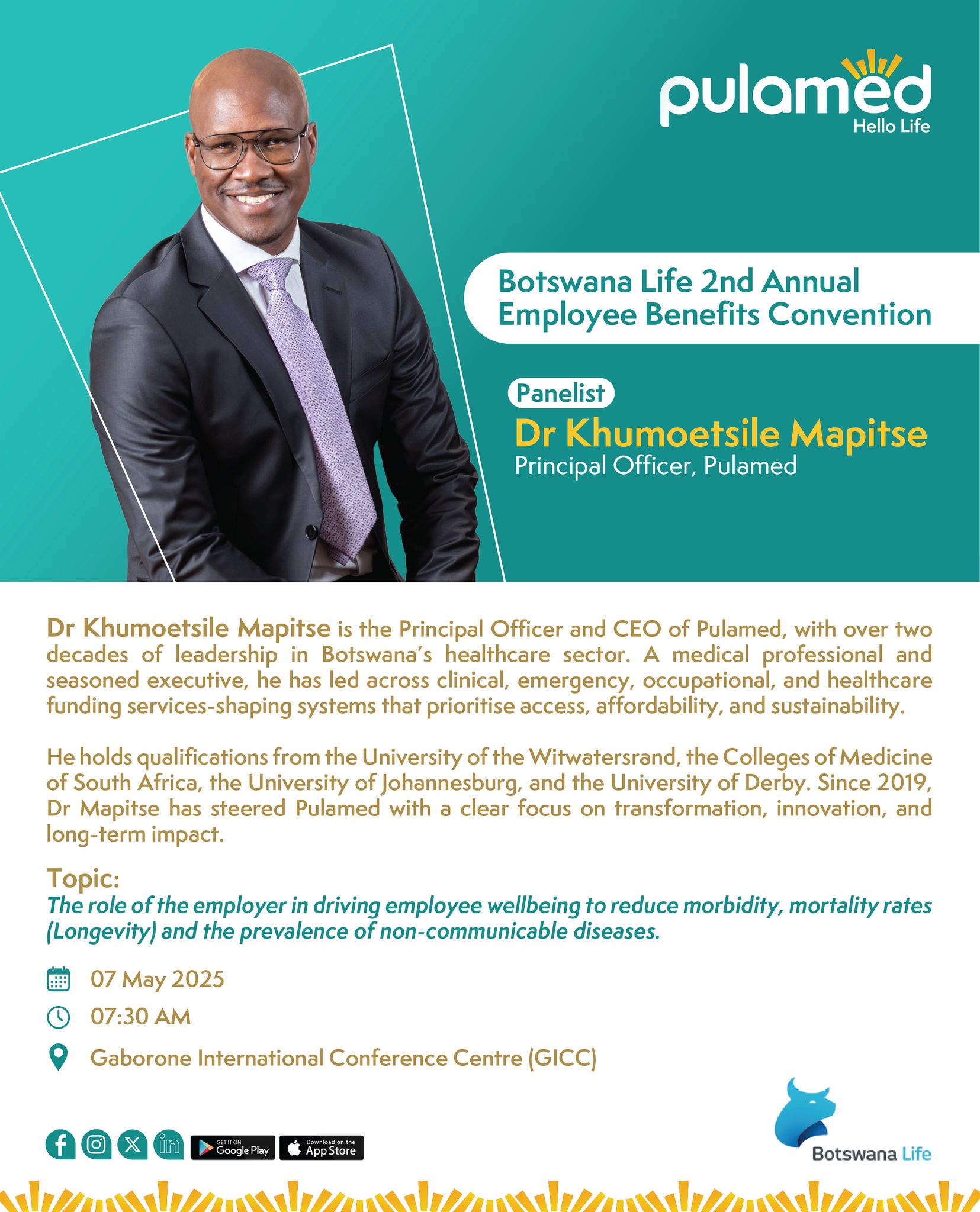Pulamed - We are proud to share that Dr Khumoetsile... | Facebook