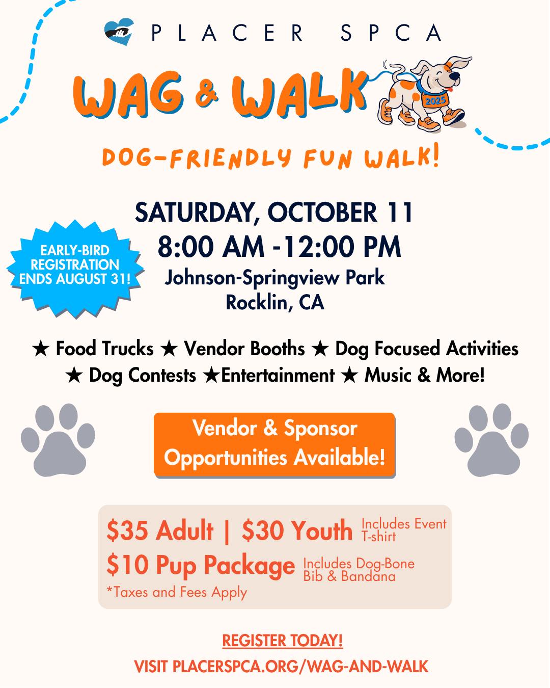 Placer SPCA - 🐾 What’s Wag & Walk? Here’s Why You’ll Love... | Facebook