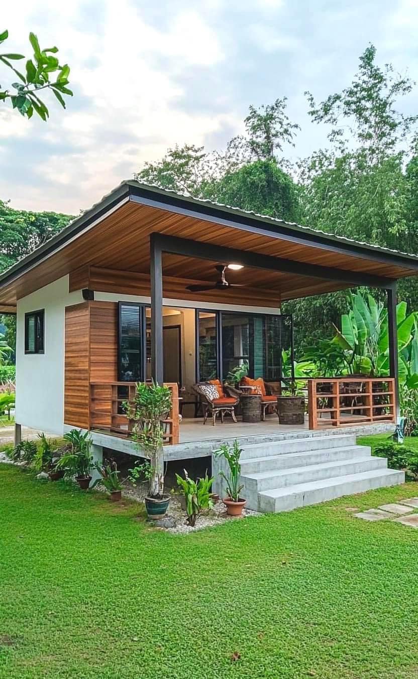 แบบบ้านในฝัน | ไอเดียบ้านหลังเล็กๆ กับชีวิตที่เรียบง่าย ในบรรรยากา ...