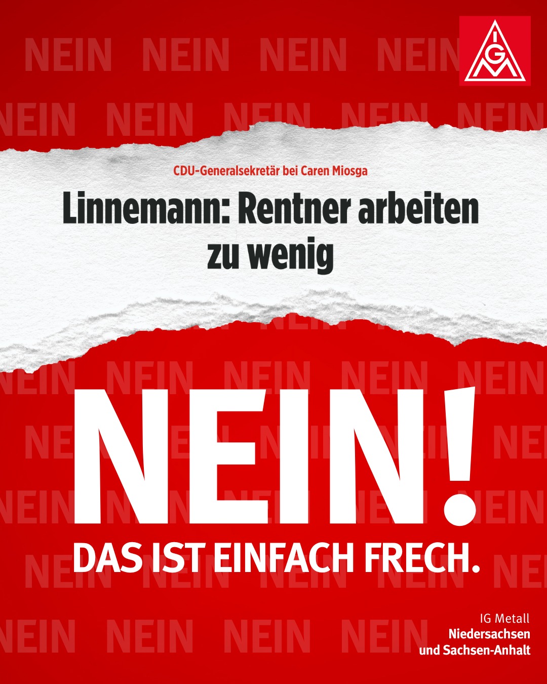 IG - 📢 „Rentner arbeiten zu wenig“? – Eine freche Verdrehung der ...
