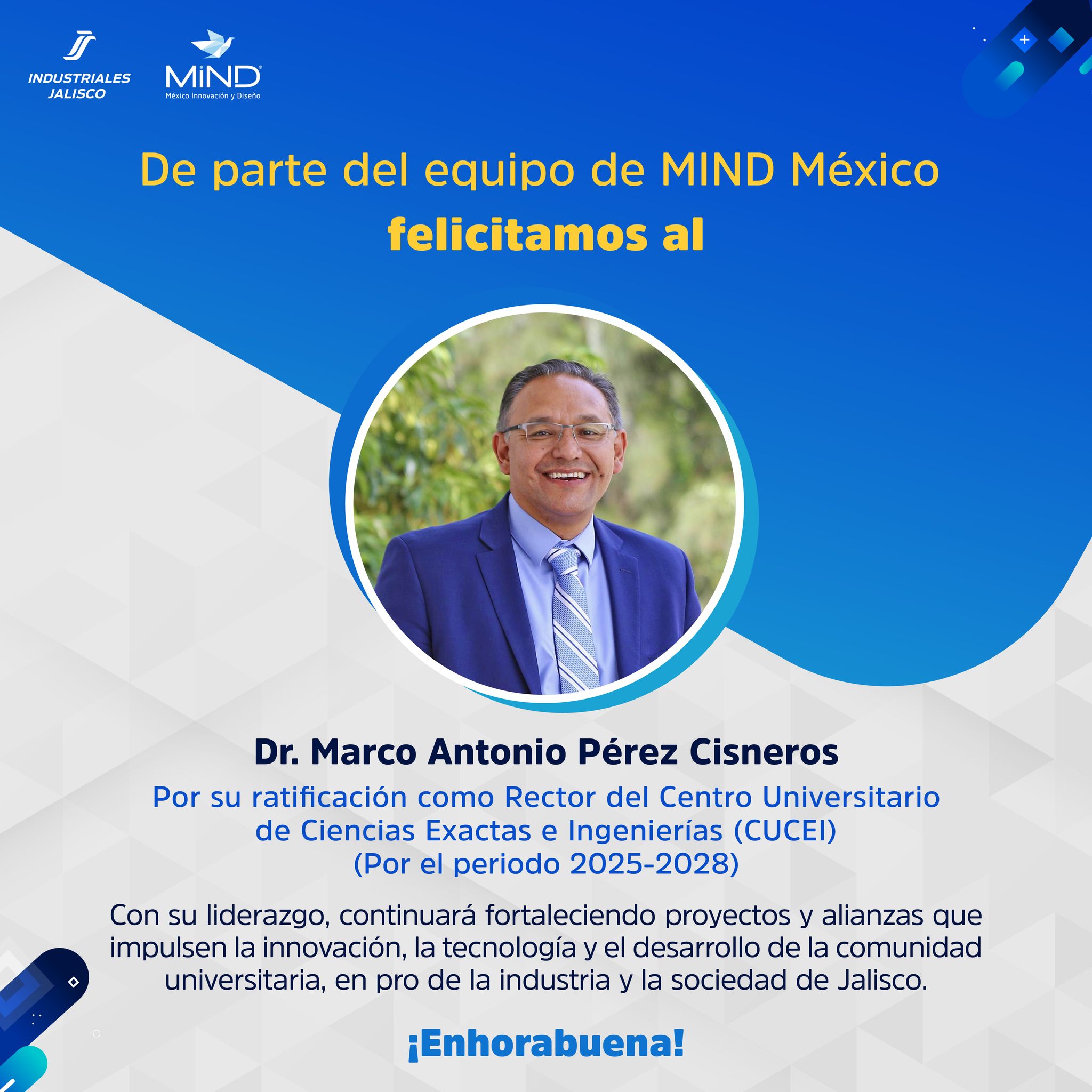 MIND - En MIND México felicitamos al Dr. Marco Antonio Pérez Cisneros ...