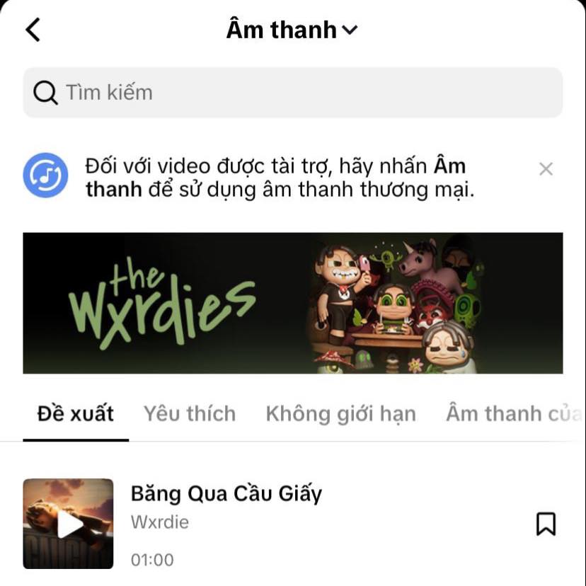 Wxrdie - Được TikTok cấp cho cái banner này chủ yếu để... | Facebook