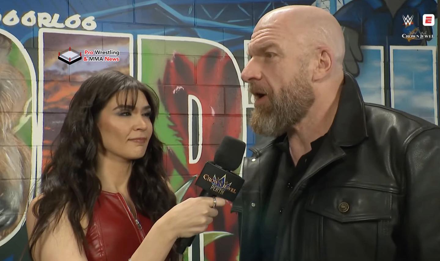 Pro - Triple H talks about the 30 hour flight and when they land they ...