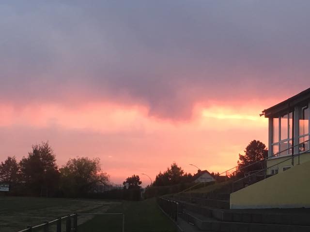 Guten Morgen Hof Die Sonne Geht Uber Post Und Telekom