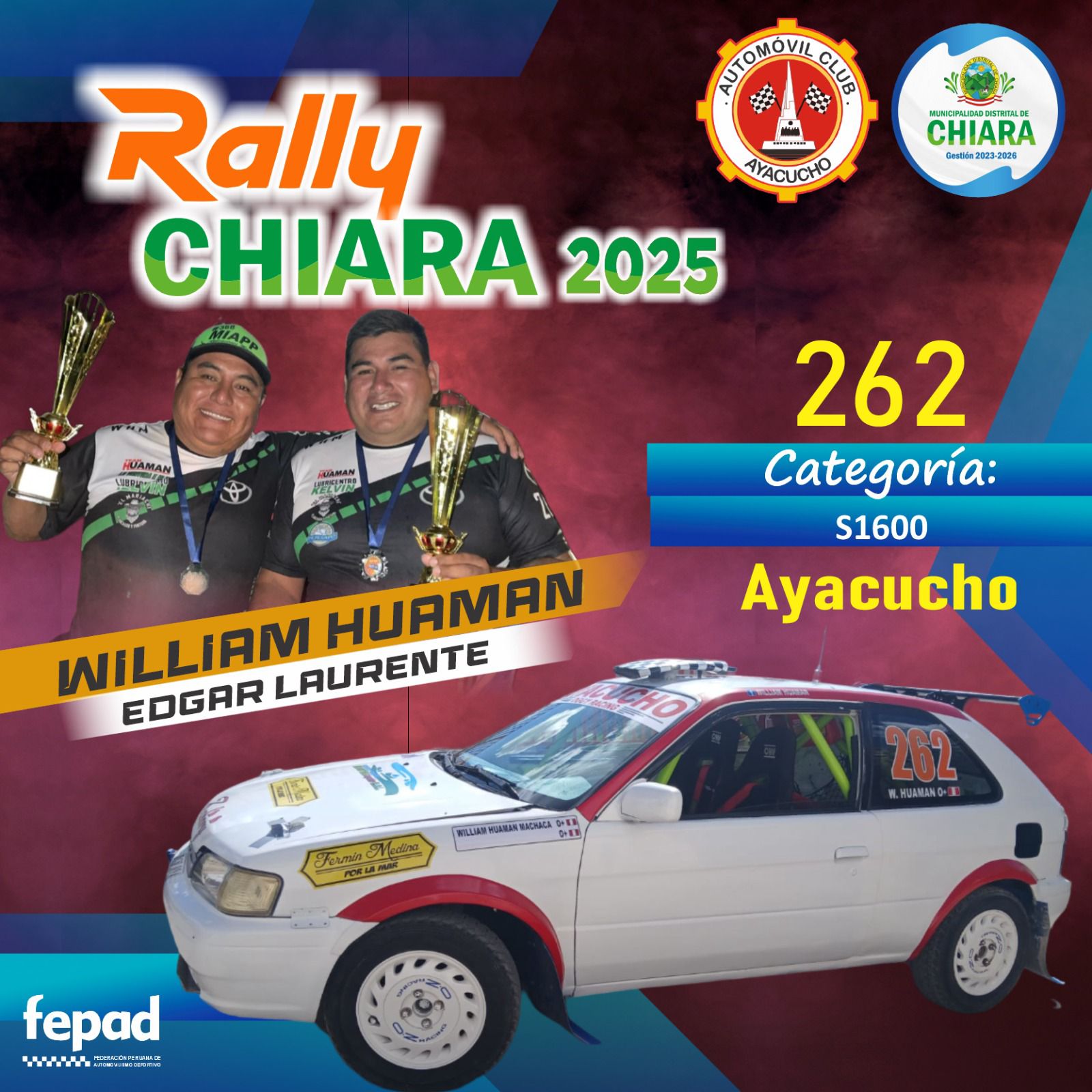 Automovil - 🏁💥 ¡¡¡ RALLY CHIARA 2025 !!! 04 DE MAYO 🏁 PILOTO ...