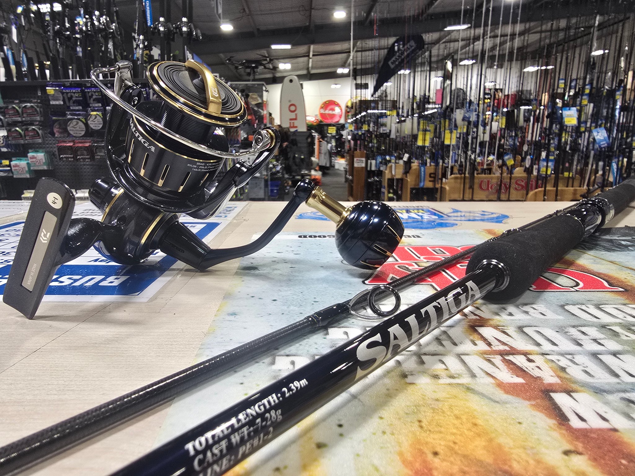 Smart - New daiwa Saltiga rod arrived. Length: 239cm Action: Med Heavy ...