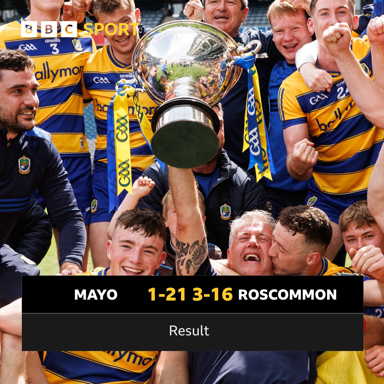 BBC Sport NI - 2025 Nicky Rackard Cup winners - Roscommon... | Facebook