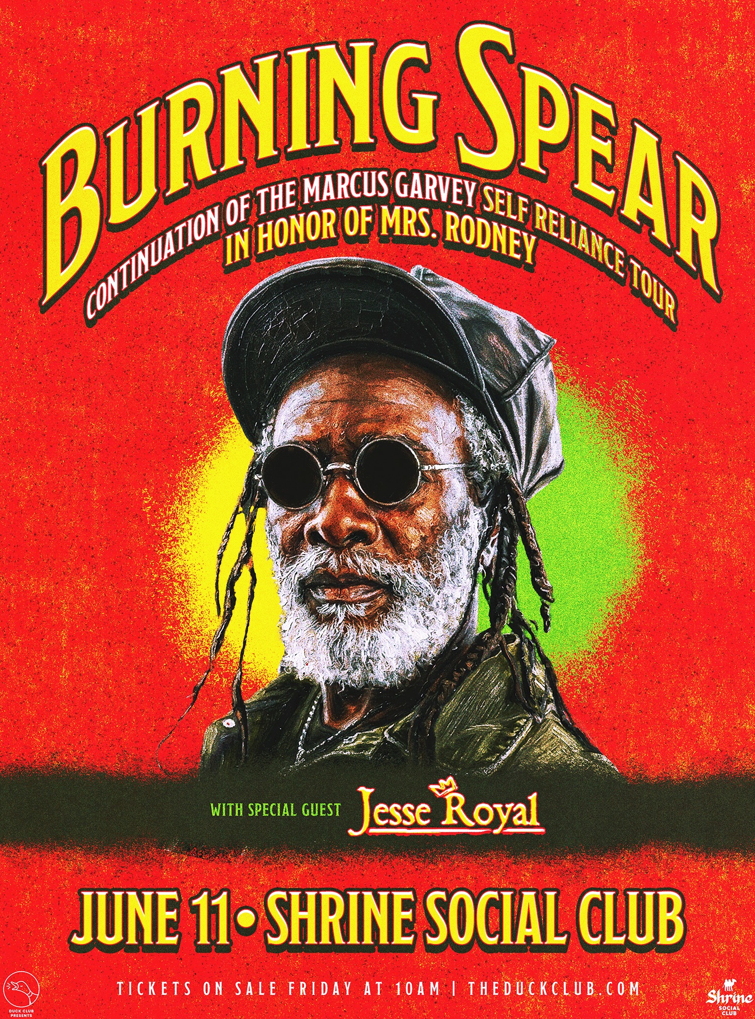 JUST ANNOUNCED ?️ Grammy award winning reggae legend BURNING 