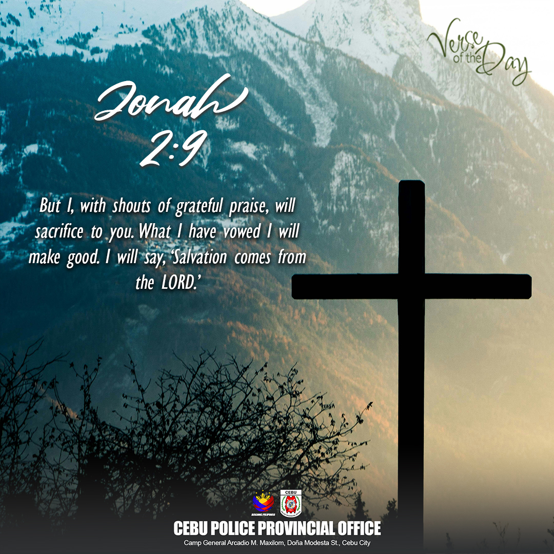 BIBLE VERSE But I, with... - Cebu Police Provincial Office | Facebook
