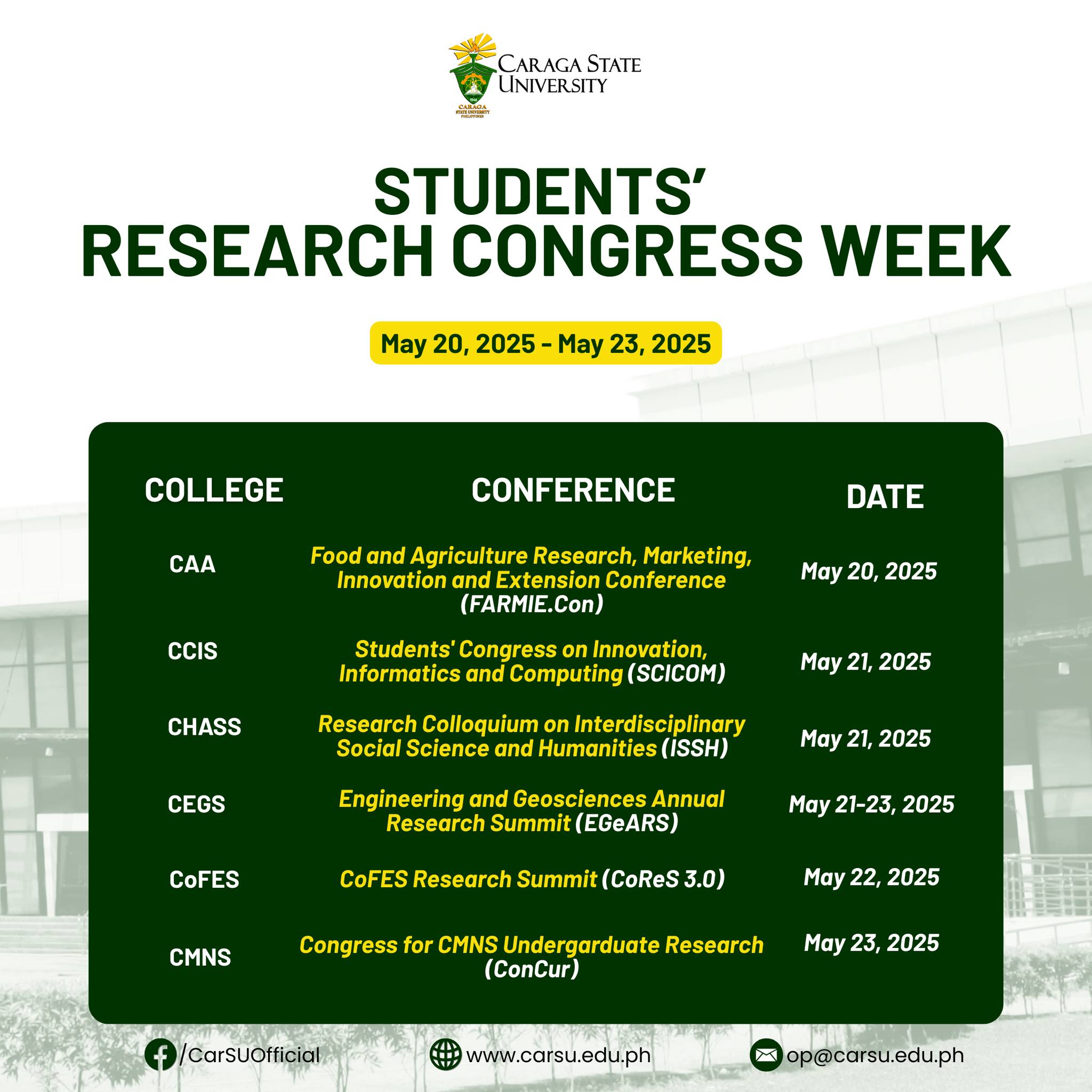 Caraga State University - College of Humanities and Social Sciences