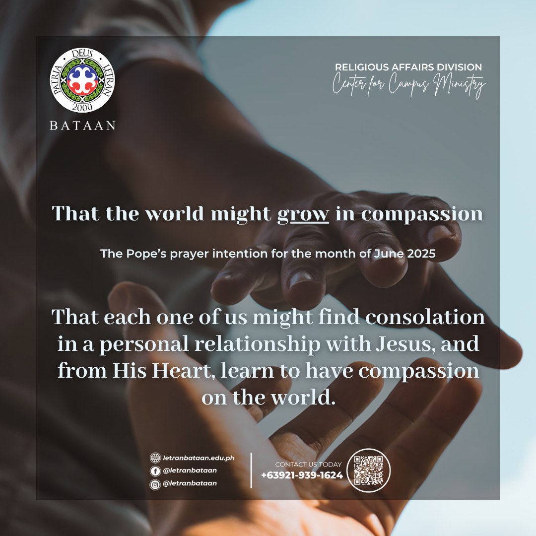 Colegio - Pope Leo XIV monthly prayer intention this June is 