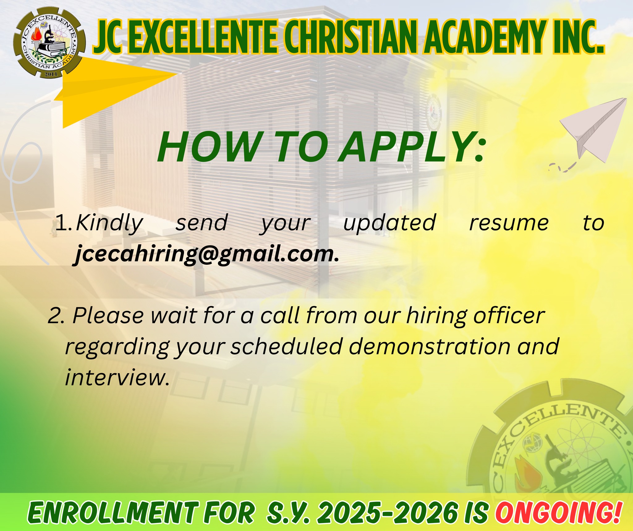 JC Excellente Christian Academy Inc.- Main Campus | San Jose del Monte