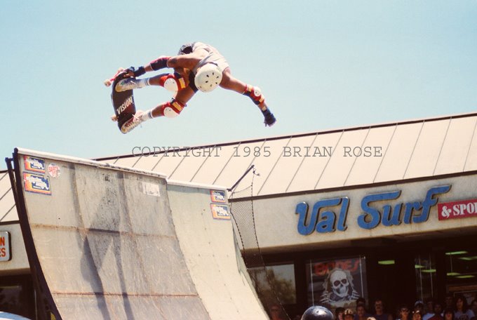 Vintage Skateboarding Photos From 1985 Val Surf Vert Ramp Demonstration