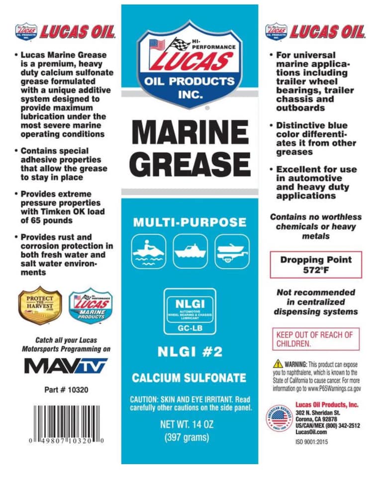 Maxima Water Proof Grasso Per Pompa Getto - Per SeaDoo 4-Tec, Yamaha, Kawasaki (80916)