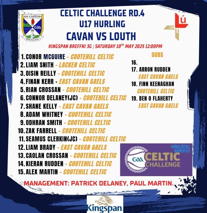 Best of luck to our Minor Hurlers who... - Cavan County Board | Facebook