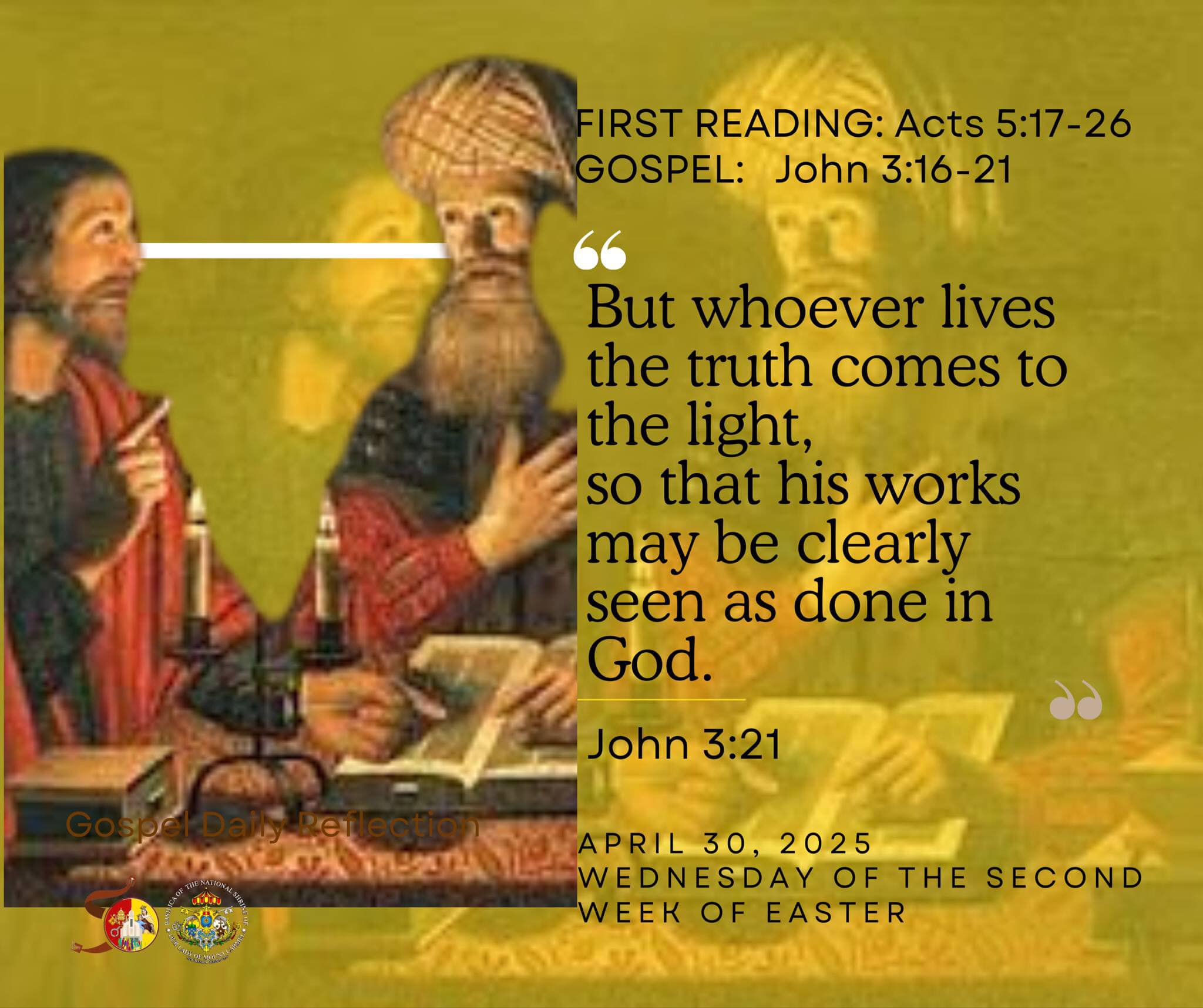 Minor - DAILY GOSPEL REFLECTION April 30, 2025 Wednesday of the Second ...