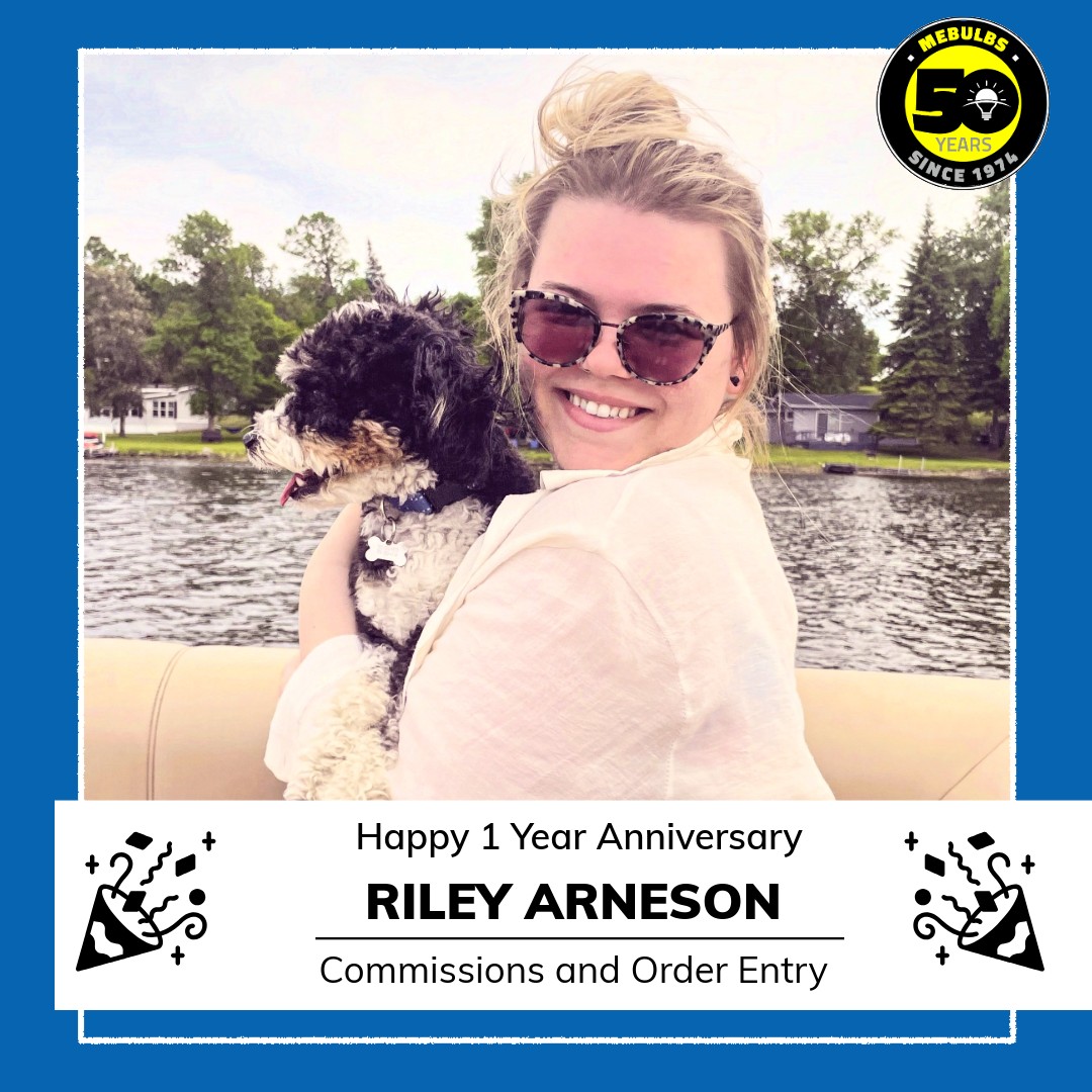 MEbulbs - 🎉 Congratulations Riley on your 1 year... | Facebook