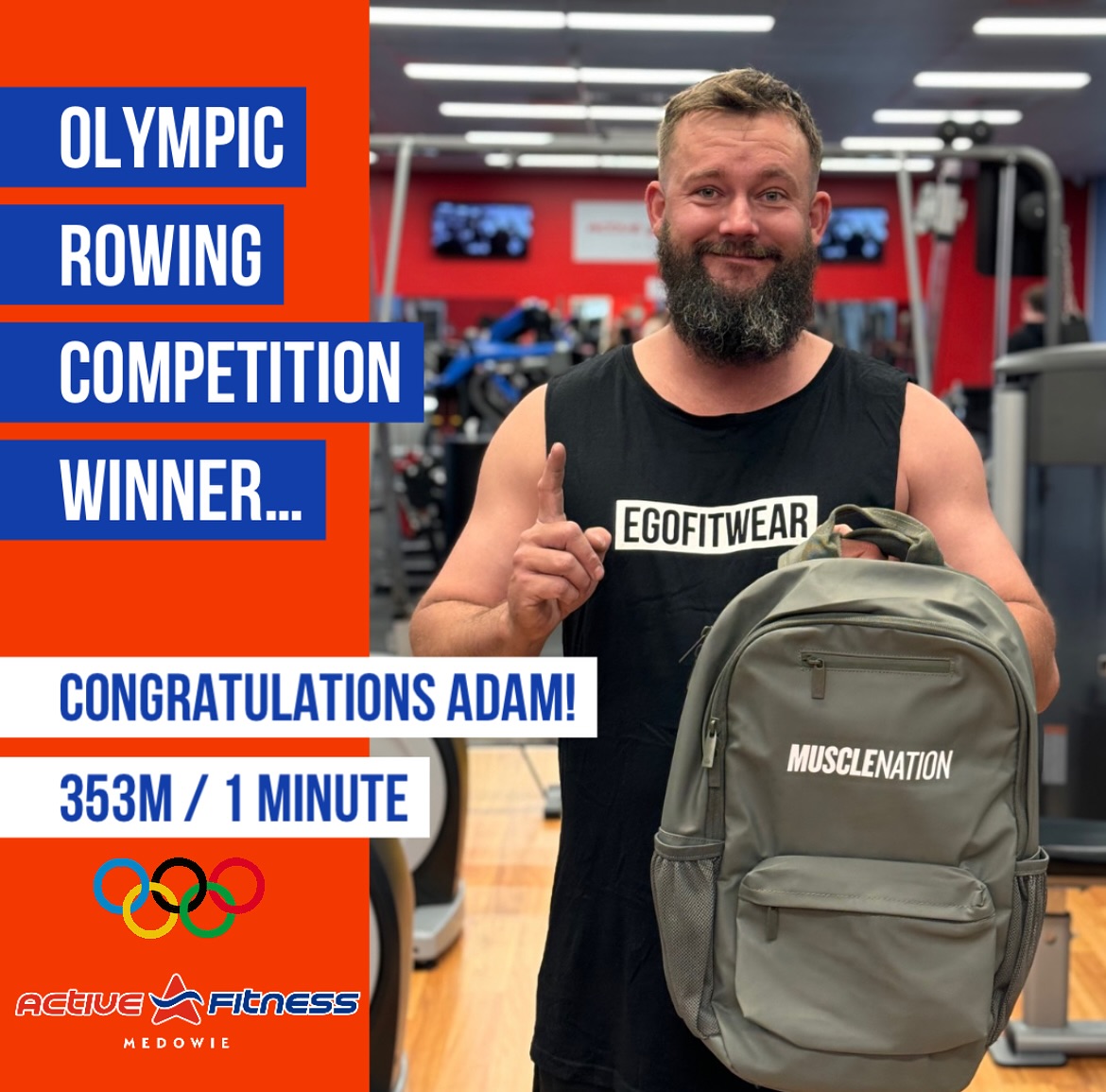 🏆 Huge congratulations to Adam... - Active Fitness Medowie