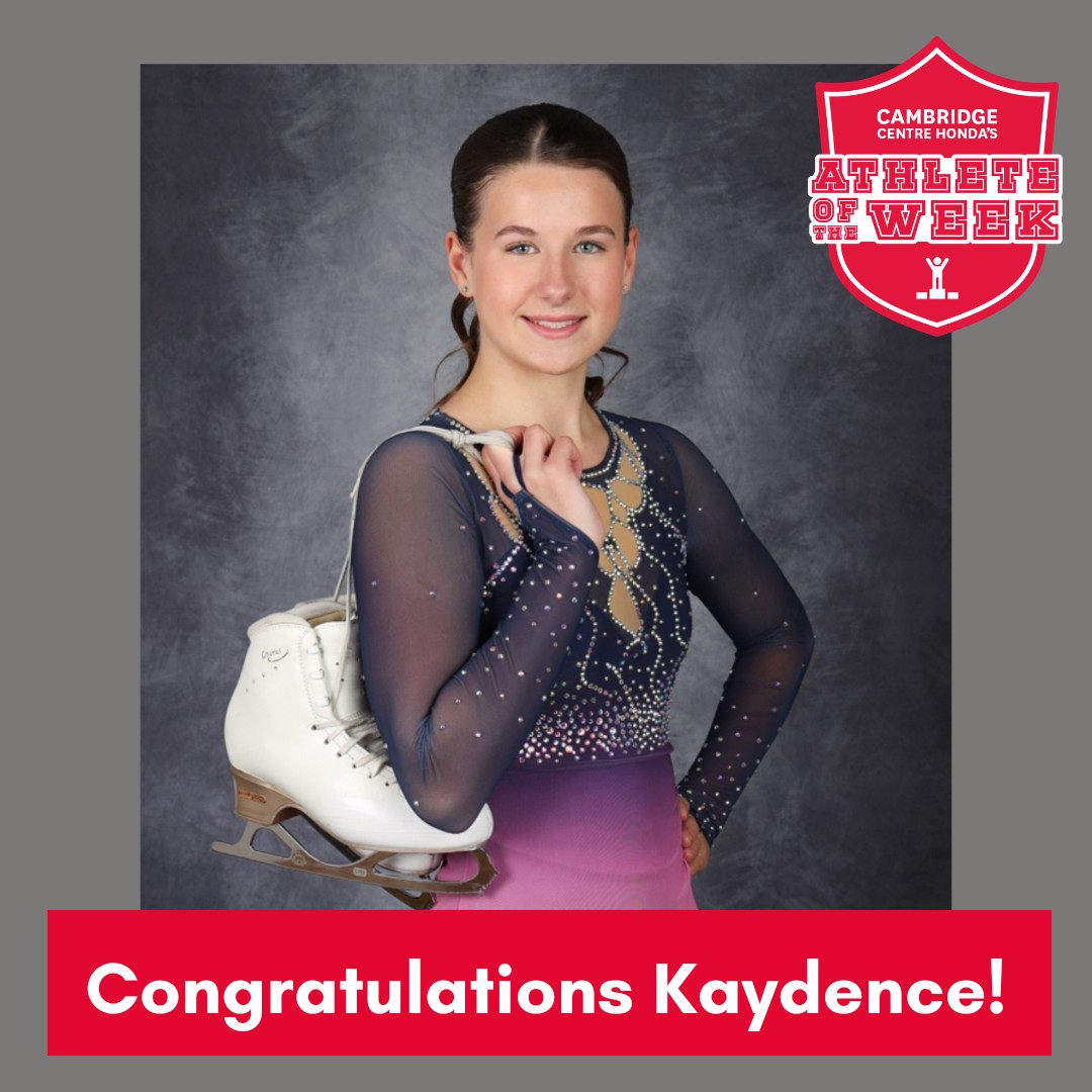 Cambridge - This week's Athlete of the Week is Kaydence! 🏆 Kaydence ...