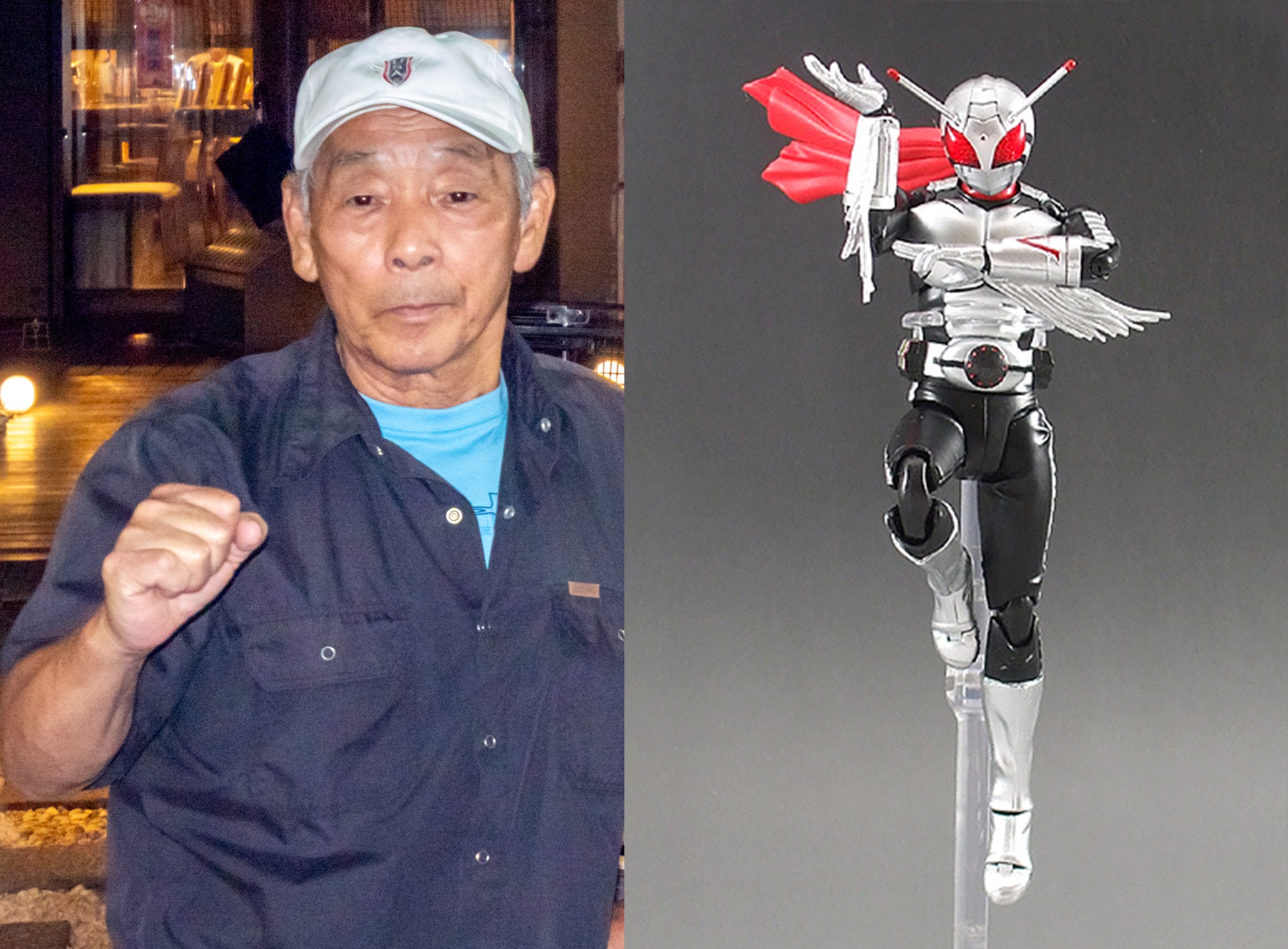 大野剣友会の上田弘司さんは昭和仮面ライダーのトランポリンも担当