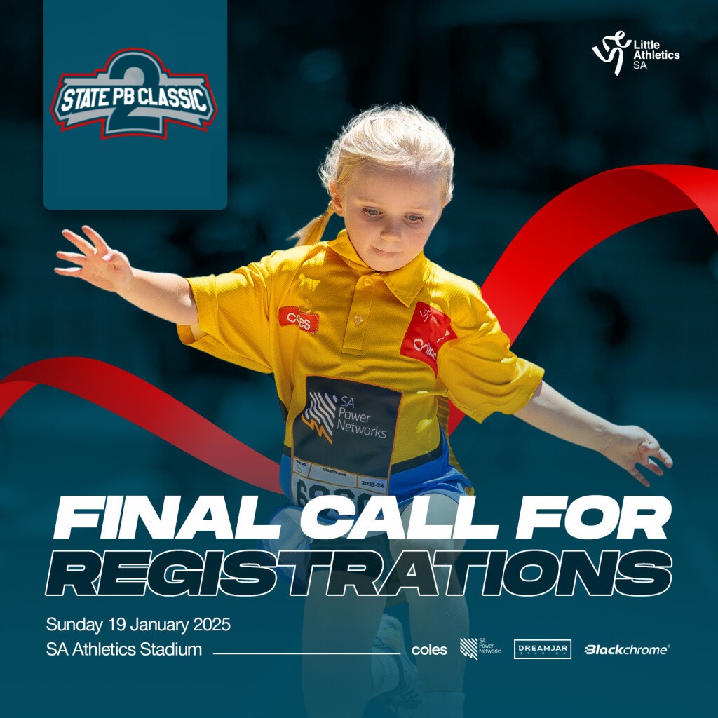 Little Athletics South Australia - ⚠️ State PB Classic #2 registrations ...