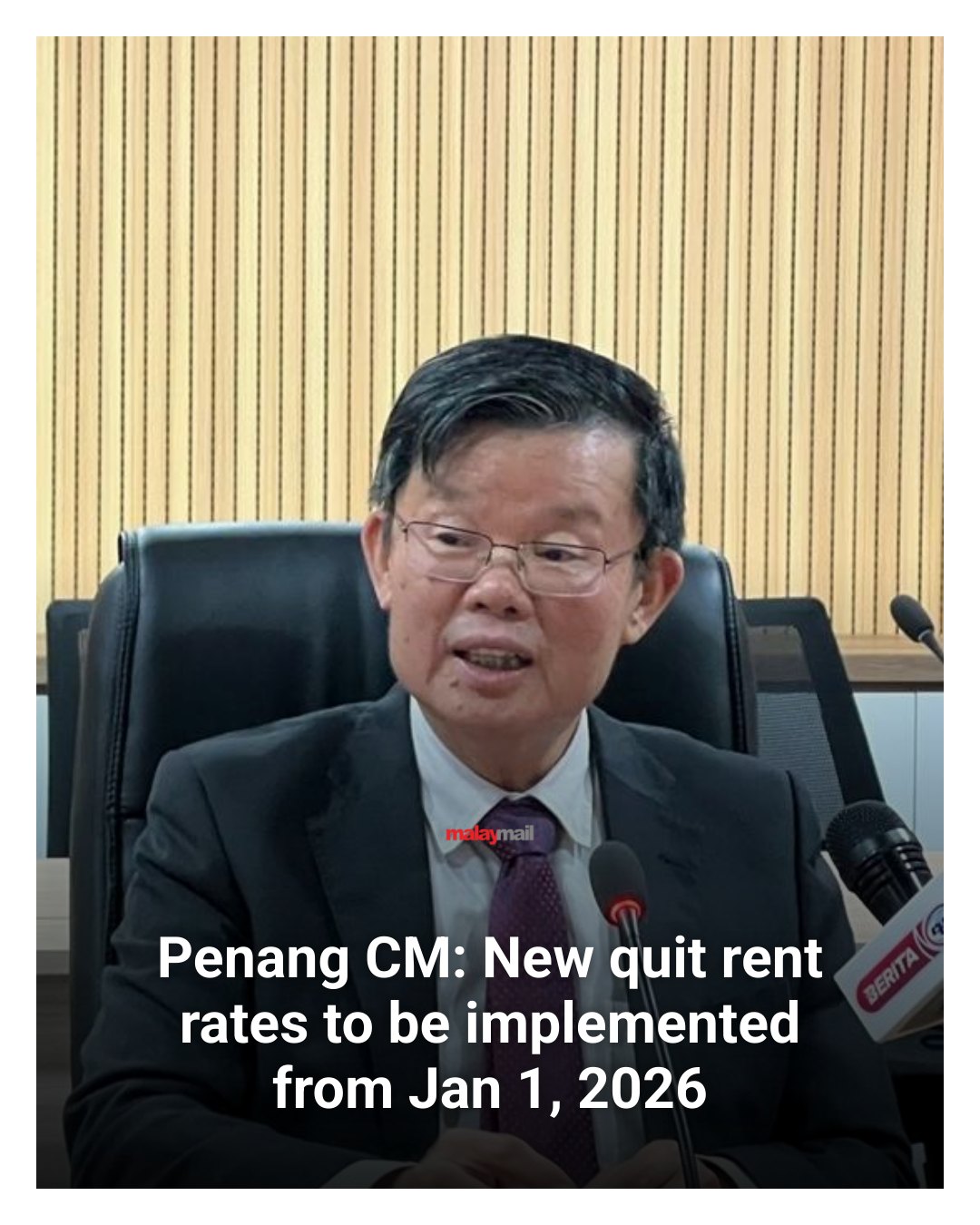 Malay Mail - Penang to implement new quit rent rates from... | Facebook