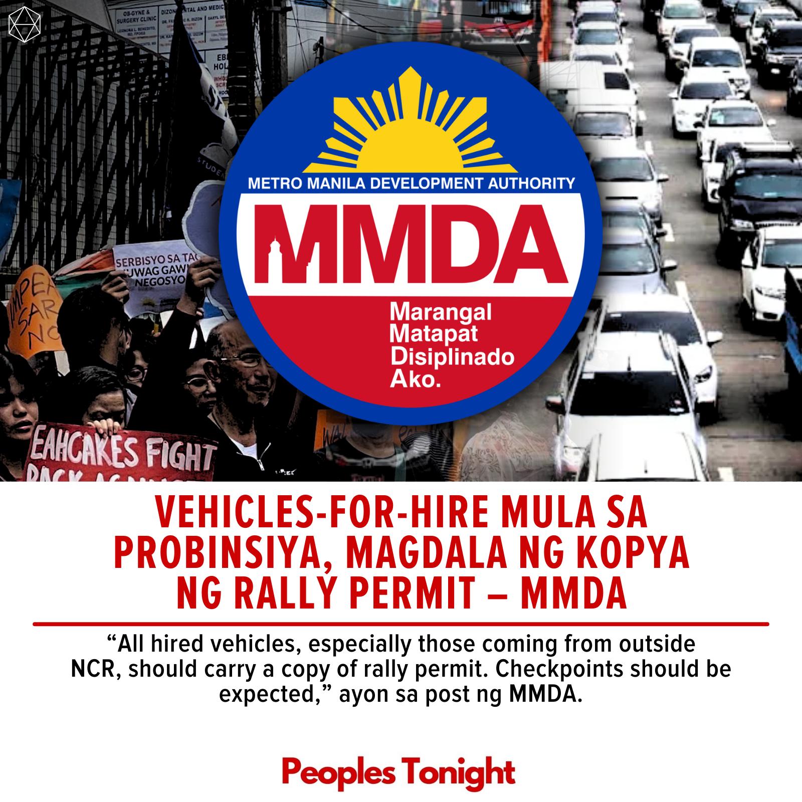 Peoples - Pinaalalahanan ng Metropolitan Manila Development Authority ...