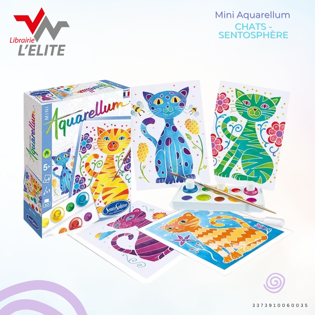 Kit de Peinture par Numéros pour Adultes Chat DIY Peinture à huile sur Toile avec Set de 3 Pinceaux et green PEINTURE AU NUMERO - Beaux-Arts et Loisirs créatifs