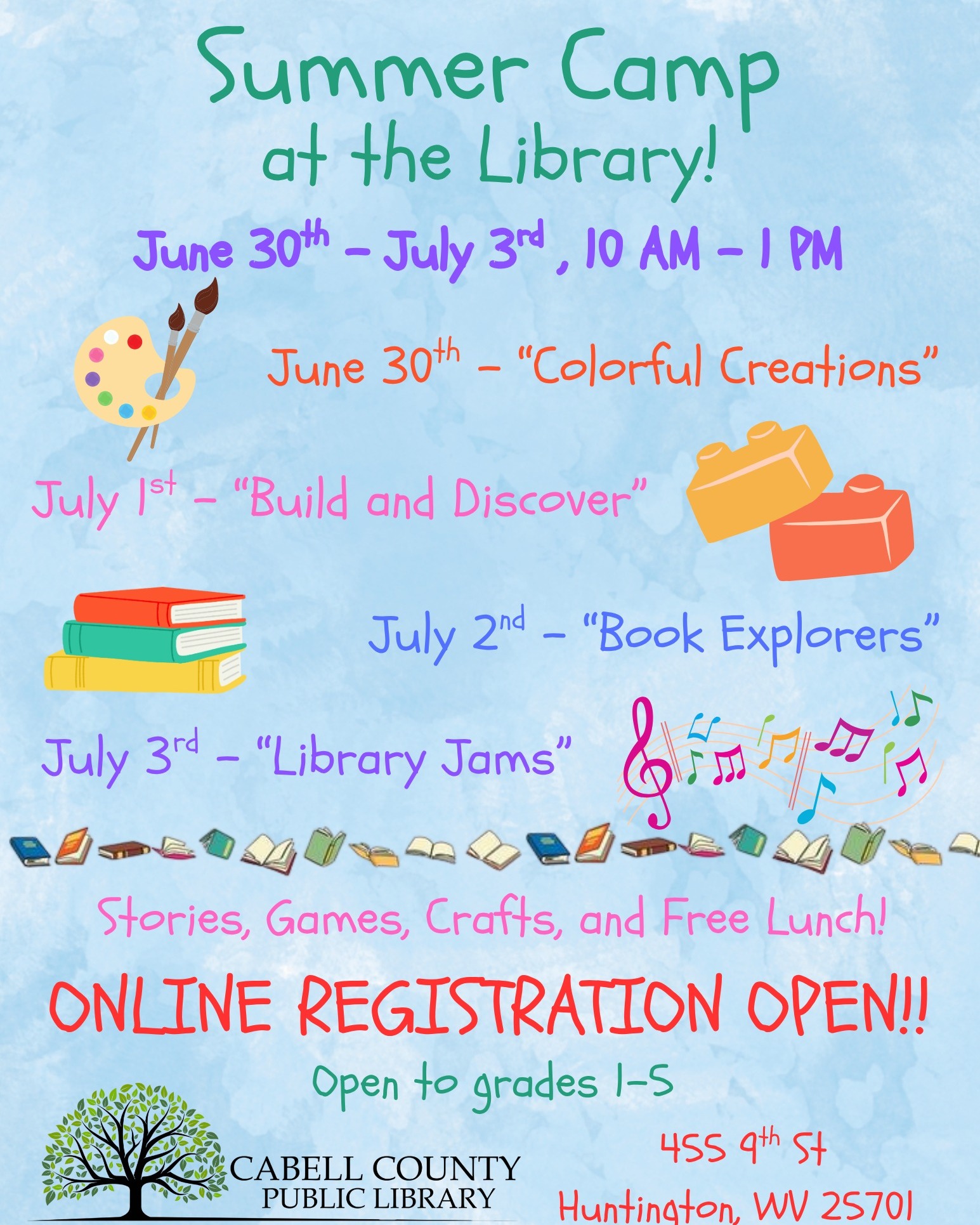 Cabell - There’s still time to sign up for our Library Camp! Use the ...
