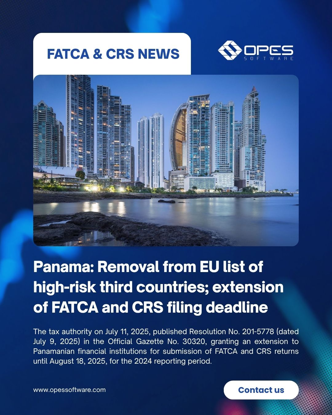 OPES - Panama has been removed from the EU list of high-risk third ...