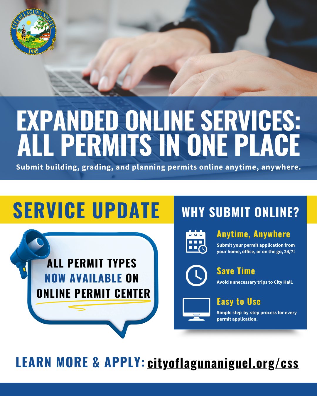📢 Expanded Online... - City of Laguna Niguel - Government | Facebook