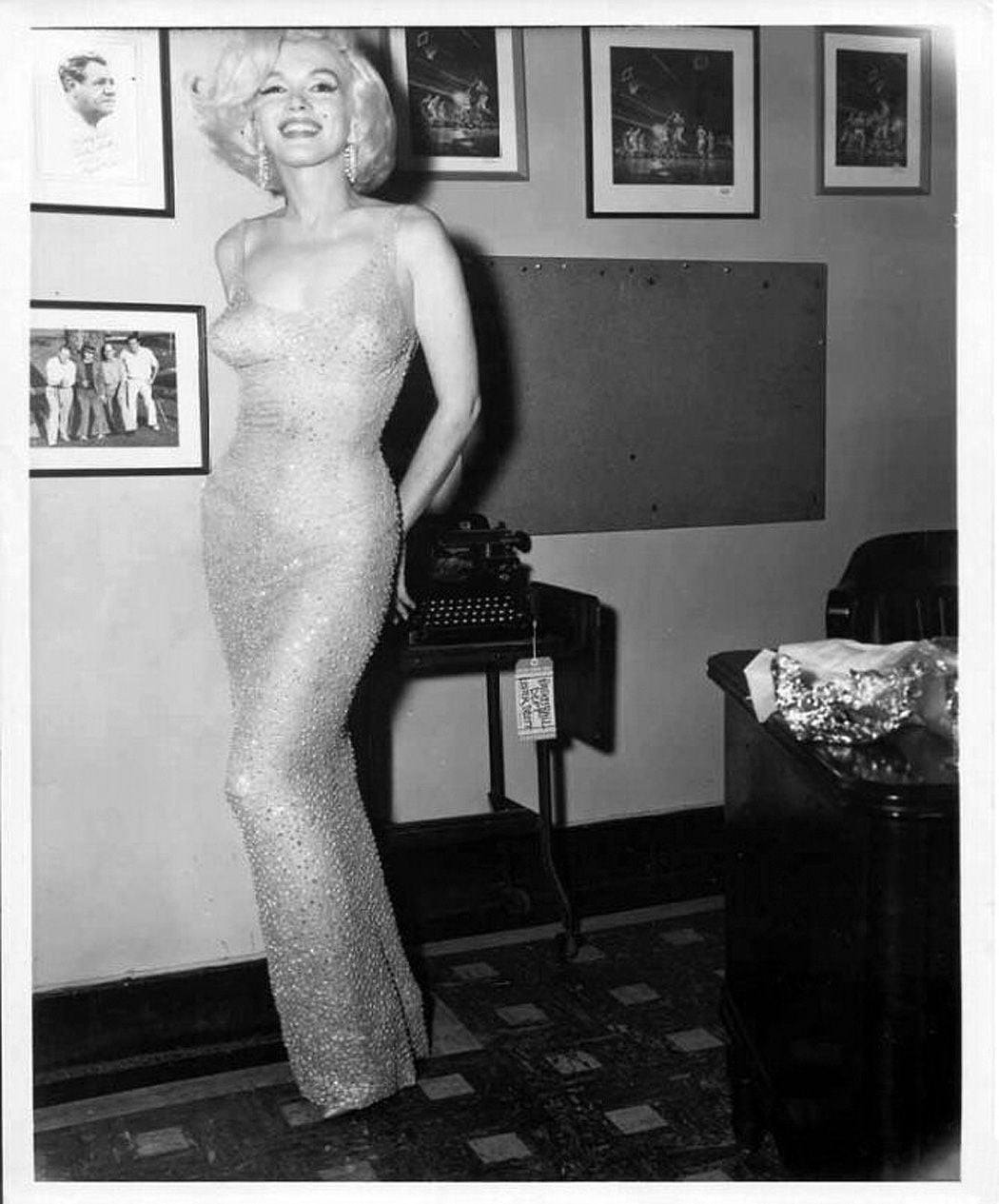 marilyn monroe happy birthday dress designer The wore to sing 