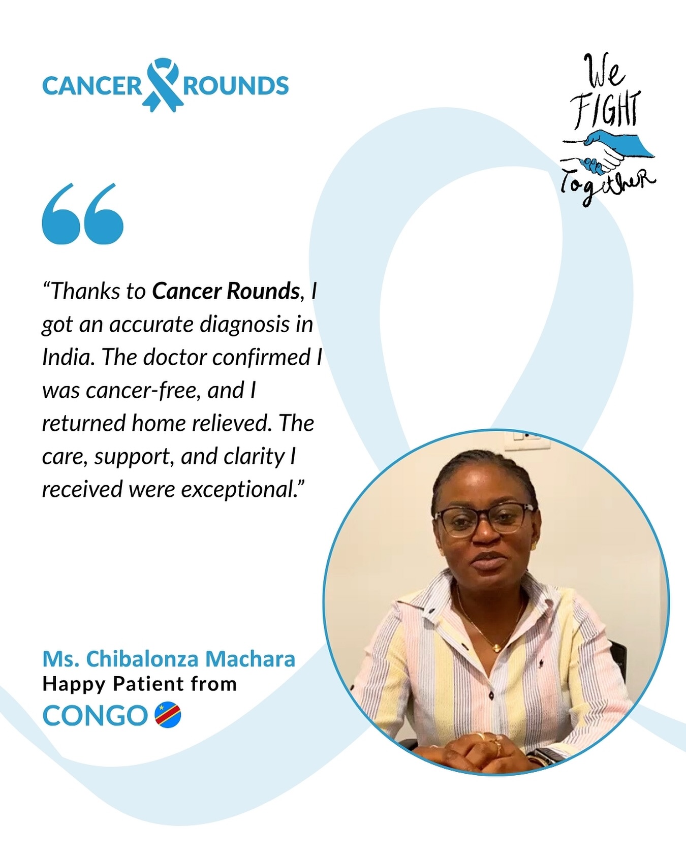 Cancer - We’re honored to have supported Ms. Chibalonza Machara from ...