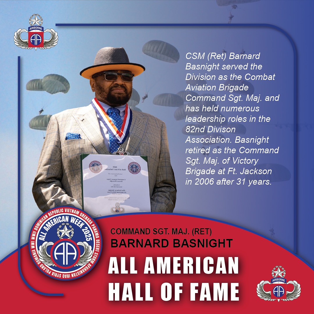 82nd - For the rest of today we’re honoring the All American Hall of ...