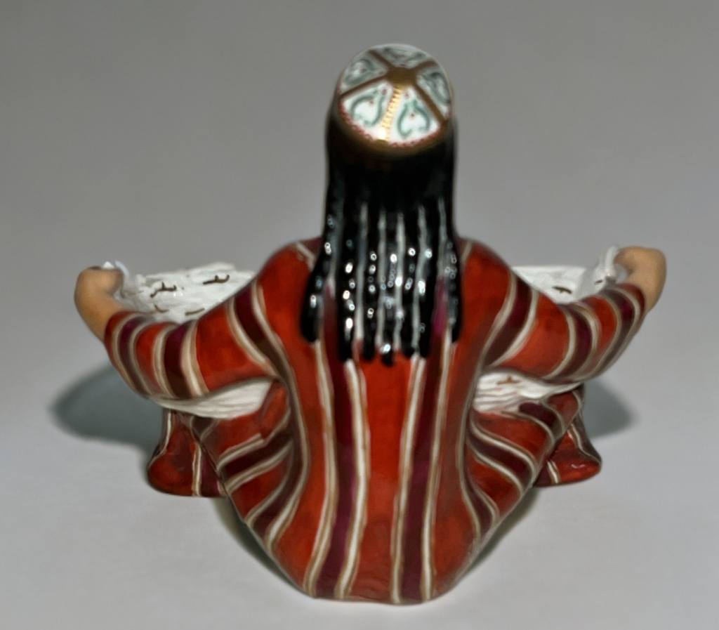 Vintage USSR Lomonosov porcelain Uzbek woman figurine