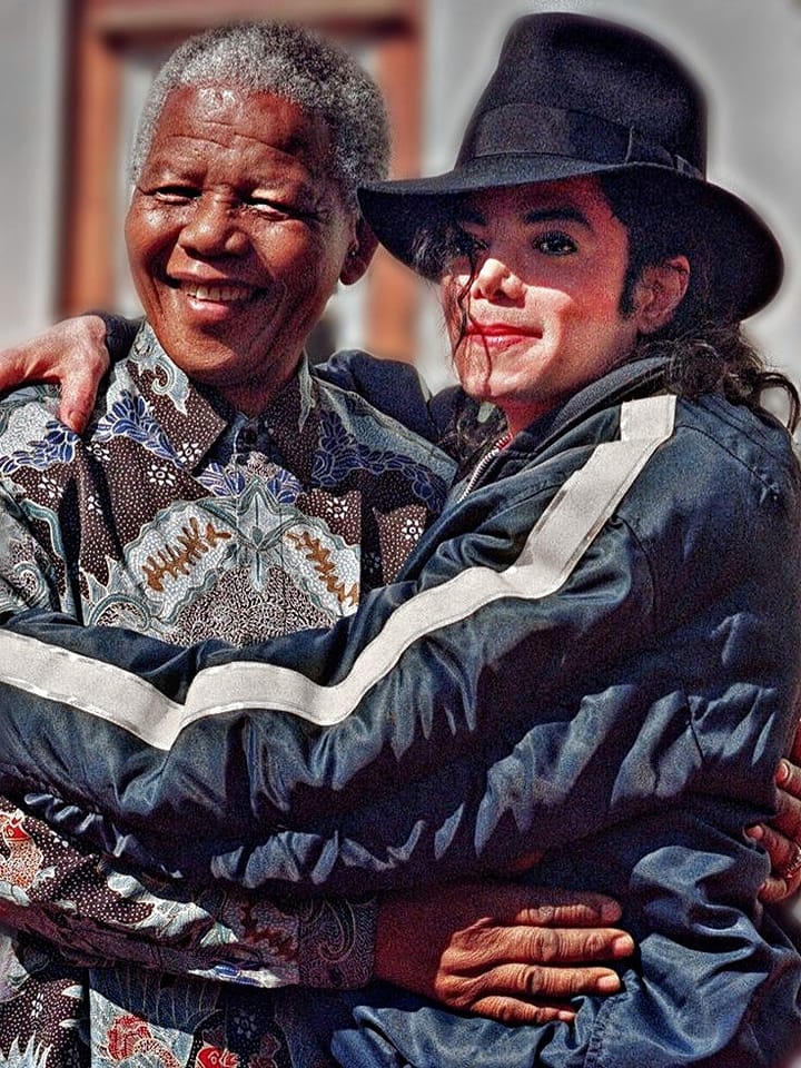 21 years ago today Michael Jackson, pictured here with the great