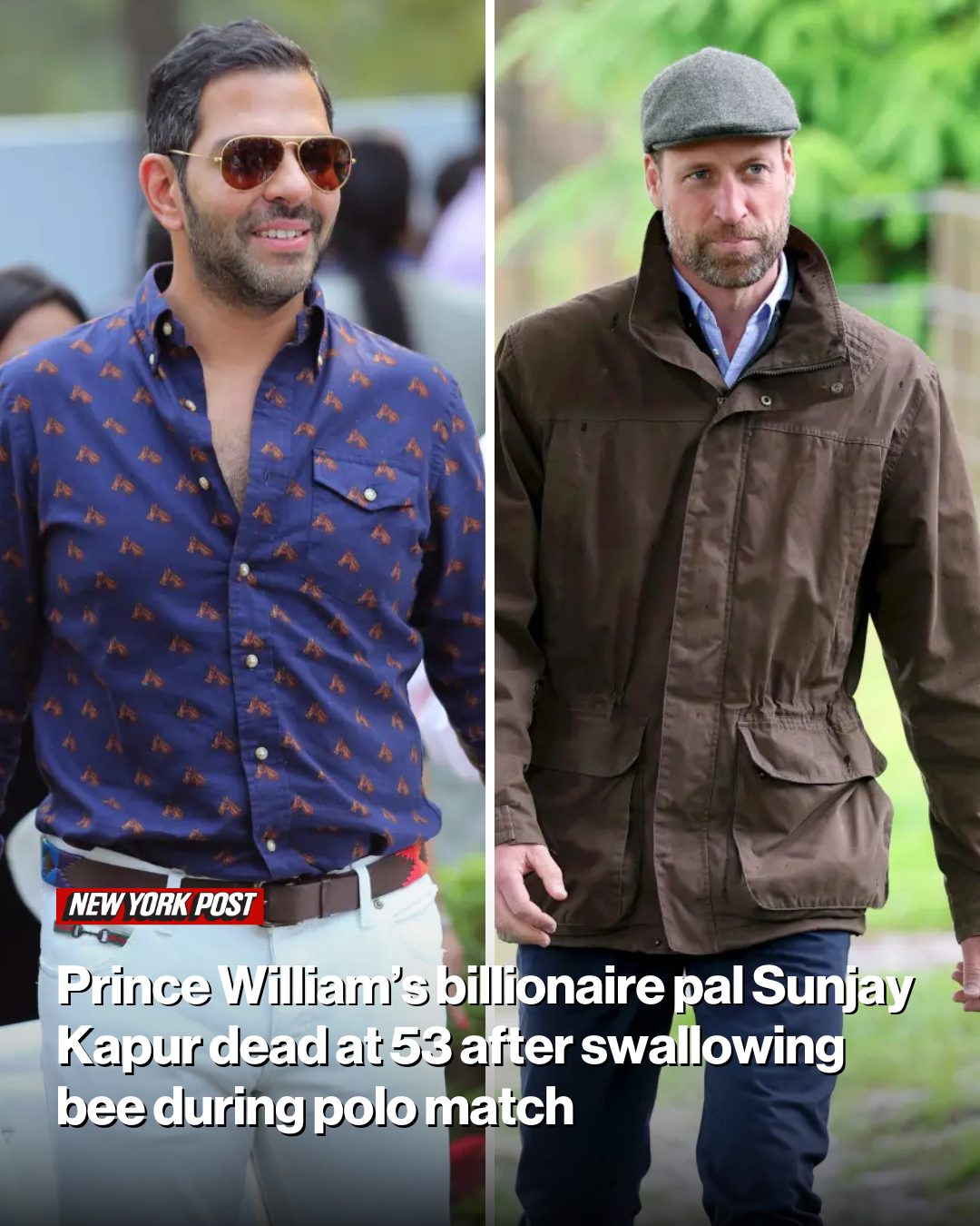New York Post - Prince William’s longtime friend, Sunjay... | Facebook