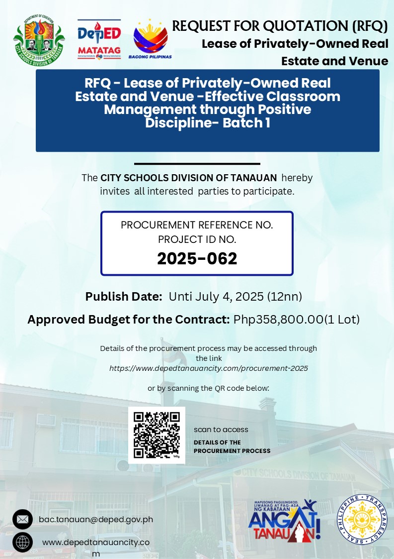 DepEd - Lease of Privately-Owned Real Estate and Venue -Effective ...