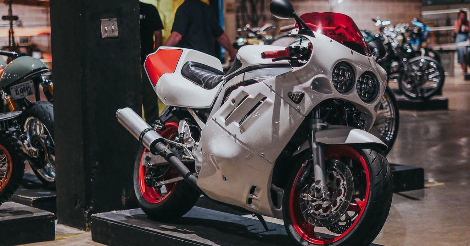 Hitting the Iconic auction site 5th today's a resto-mod Gixxer750